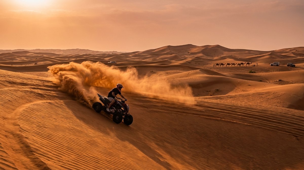 Dubai Quad Tour in der Wüste