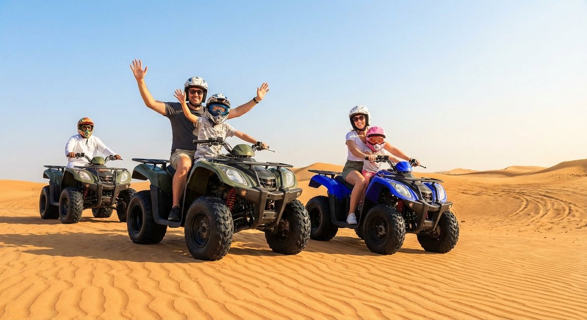 Dubai Quad Tour mit Kindern